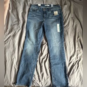 Levi Strauss Straight Leg Mid-Rise Stretch Denim